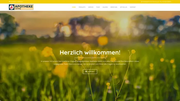 Website Screenshot: Apotheke solarCity Mag.pharm. Dietburg Wilflingseder - Apotheke solarCity am Lunaplatz 1 in Linz - Date: 2023-06-14 10:47:02