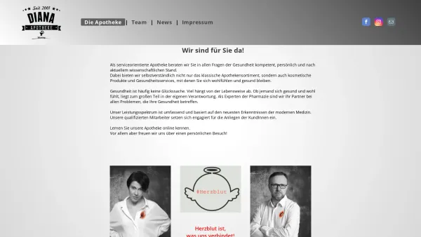Website Screenshot: Diana-Apotheke Mag.pharm. Friedrich Burits Apotheke Güssing - Diana Apotheke Güssing Mo-Fr 8-18.00 Sa 8-12.00 - Date: 2023-06-15 16:02:34