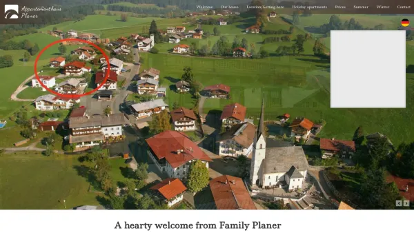 Website Screenshot: Ferienwohnungen Planer Kitzbüheler Alpen - Welcome - Appartementhaus Planer - Date: 2023-06-22 15:06:15