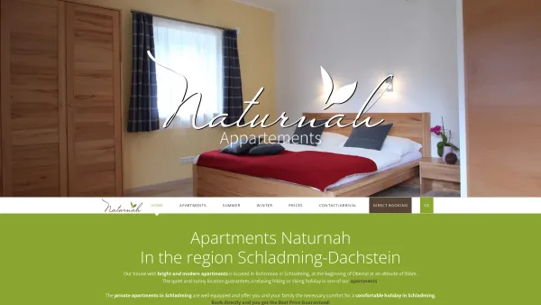 Website Screenshot: Appartements Naturnah - Apartments in Rohrmoos near Schladming - Naturnah - Date: 2023-06-22 15:06:15