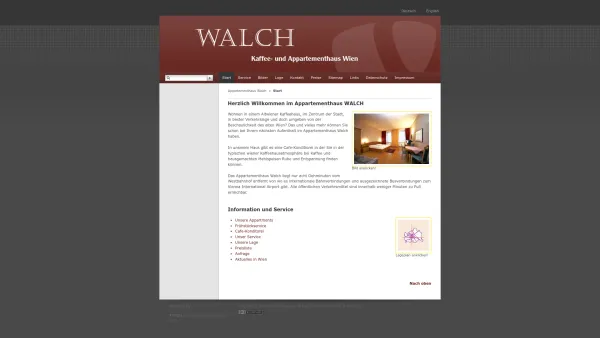 Website Screenshot: Appartement Haus Walch - Appartementhaus Walch: Appartementhaus WALCH - Date: 2023-06-22 15:06:15