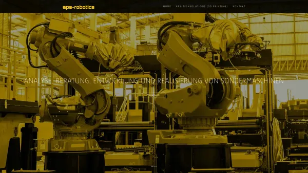 Website Screenshot: aps Automatisierte Produktionssysteme GesmbH - âŠ¹ aps-robotics âŠ¹ - Date: 2023-06-22 15:06:15