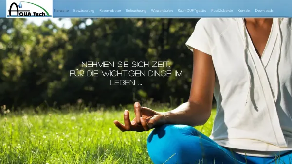 Website Screenshot: AQUATech Beregnungsanlagen e.U. - Gartenbewässerung | AquaTech Beregnungsanlagen e.U. | Österreich - Date: 2023-06-15 16:02:34
