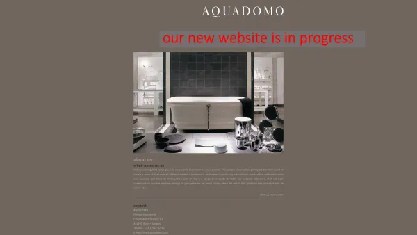 Website Screenshot: AQUADOMO - AQUADOMO - Date: 2023-06-14 10:38:47