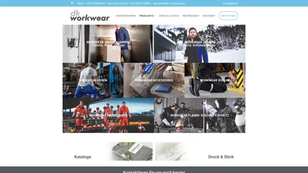 Website Screenshot: Holzbauer Arbeitsbedarf - Arbeitsbekleidung – DK Workwear GMBH - Date: 2023-06-22 12:13:09