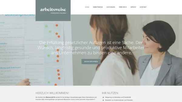 Website Screenshot: arbeitsweise Consulting & Training - arbeitsweise Consulting & Training - Wien, Österreich - Date: 2023-06-22 12:13:09