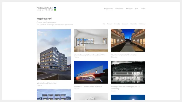 Website Screenshot: Neugebauer Architektur ZT GmbH - Neugebauer Architektur ZT GmbH | Architekturbüro | Steiermark | Architekt - Date: 2023-06-22 12:13:09
