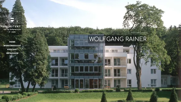 Website Screenshot: Architekturbüro Wolfgang Rainer - Architekturbüro Wolfgang Rainer | Unsere Arbeiten von 1994 bis Heute - Date: 2023-06-22 12:13:09