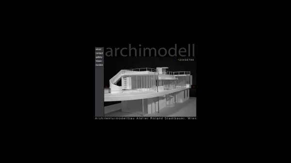 Website Screenshot: Atelier Roland Stadlbauer - Architekturmodellbau Wien | Archimodell | Roland Stadlbauer - Date: 2023-06-14 10:38:47