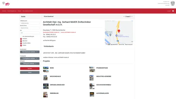Website Screenshot: Bundeskammer der Architekten und Ingenieurkonsulenten - Bundeskammer der ZiviltechnikerInnen: Home - Date: 2023-06-22 12:13:09