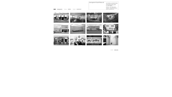 Website Screenshot: Architekt DI Markus Marignoni
Staatlich geprüfter und beeideter Ziviltechniker - Architekt DI Markus Marignoni - Date: 2023-06-22 12:13:09