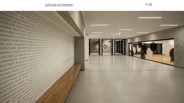 Website Screenshot: schluderarchitektur ZT GmbH - Schluder Architekten home de - Date: 2023-06-22 12:13:09