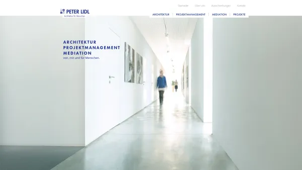 Website Screenshot: Peter Lidl Architektur für Menschen - Architekt Peter Lidl : Startseite - Date: 2023-06-22 12:13:09
