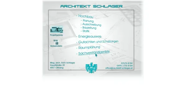 Website Screenshot: Architekt Schlager - index - Date: 2023-06-22 12:13:09