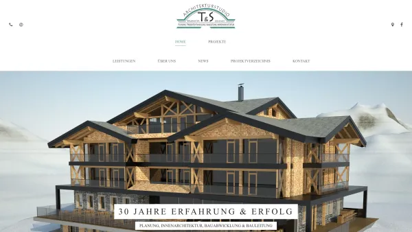 Website Screenshot: Architekturstudio T&S Baumeister GesmbH - Architekturstudio T&S Zillertal - Architekturstudio T&S | Architektur- und Planungsbüro Zillertal - Date: 2023-06-15 16:02:34