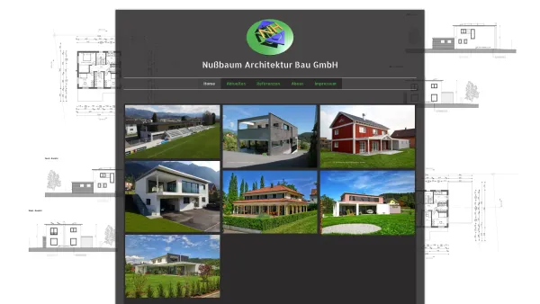 Website Screenshot: Nussbaum Heinrich Architekturbüro Bauträger - architekturbau, nußbaum - Nußbaum Architektur Bau GmbH - Date: 2023-06-22 15:00:05