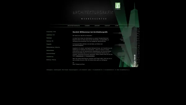 Website Screenshot: Peter aRCHITEKTURGRAFIK - Werbeagentur Architekturgrafik - Date: 2023-06-22 15:00:05