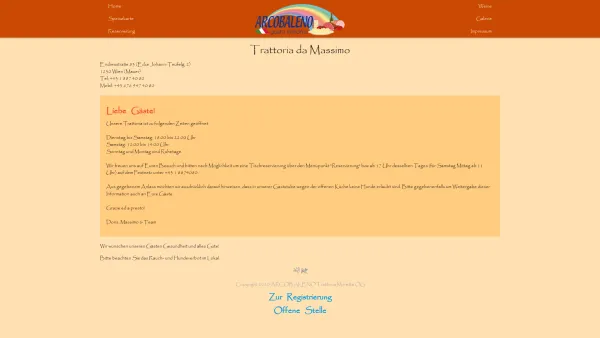 Website Screenshot: ARCOBALENO W.P.V - Arcobaleno - Date: 2023-06-22 15:00:05