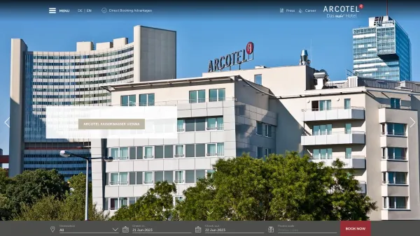 Website Screenshot: ARCOTEL Hotels & Resorts GmbH - ARCOTEL Hotels | Das MEHR Hotel | Best Price Guarantee - Date: 2023-06-22 15:00:05