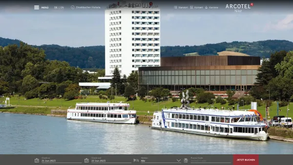 Website Screenshot: Hotel Nike GmbH - ARCOTEL Nike Linz, Hotel in Linz an der Donau - Date: 2023-06-22 15:00:05