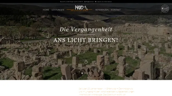 Website Screenshot: ARDIS Archäologie Mag. Karsten Wink - Ardis Archäologie - Date: 2023-06-15 16:02:34