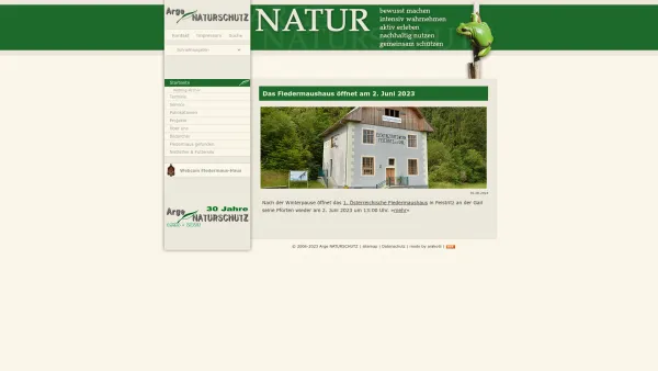 Website Screenshot: Arge NATURSCHUTZ - Startseite | Arge NATURSCHUTZ - Date: 2023-06-14 10:37:01