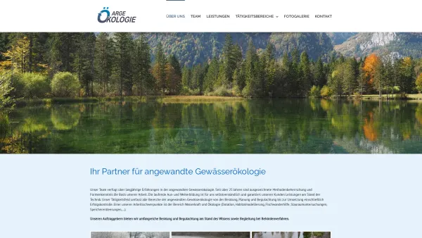 Website Screenshot: ARGE Ökologie - Arge Ökologie – Technisches Büro für Ökologie - Date: 2023-06-22 15:00:06