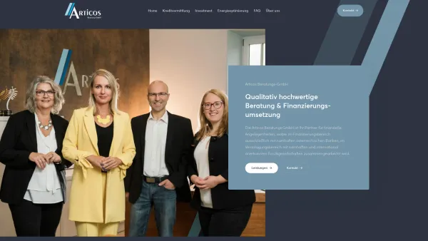 Website Screenshot: Articos Beratungs-GmbH - Articos Beratungs-GmbH | Ihr Partner für finanzielle Angelegenheiten - Date: 2023-06-15 16:02:34