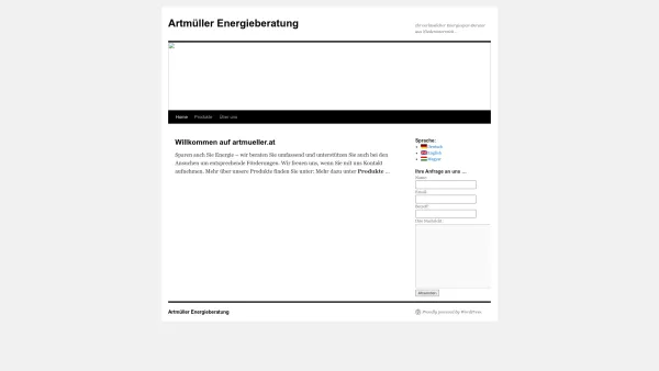 Website Screenshot: Energieberatung - Artmüller Energieberatung | Ihr verlässlicher Energiespar-Berater aus Niederösterreich … - Date: 2023-06-22 15:02:30