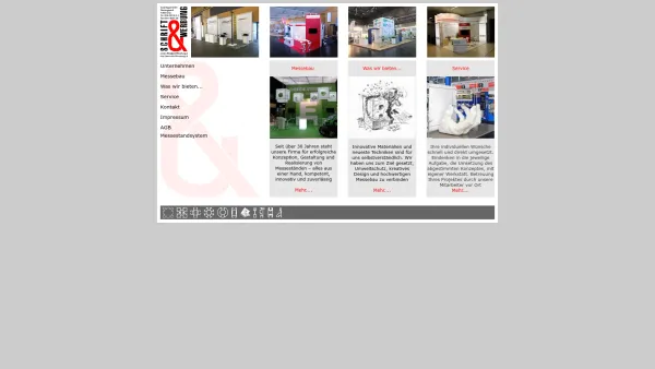 Website Screenshot: Schrift & Werbung Horst Rappel GmbH - Messebau - Date: 2023-06-14 10:38:50