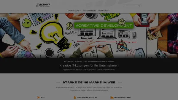 Website Screenshot: Artware Multimedia GmbH Webagentur Softwareschmiede Webdesign WienErstellung - Artware - Konzeption, Programmierung & Design | Wien - Date: 2023-06-22 15:02:30