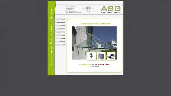 Website Screenshot: ASG Trading GmbH - ASG Trading GmbH - Date: 2023-06-22 15:02:30