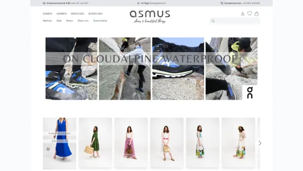 Website Screenshot: Asmus Handels GesmbH - asmus shoes in bergheim – asmus shoes & beautiful things - Date: 2023-06-22 15:02:30