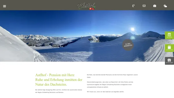 Website Screenshot: Pension Astlhof Familie Pitzer Ramsau am Dachstein - Startseite - Pension Astlhof in Schladming Dachstein - Date: 2023-06-22 12:13:10