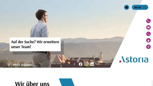 Website Screenshot: Astoria Wirtschaftstreuhand-Steuerberatung GmbH & Co KG - Startseite » ASTORIA Steuerberatung GmbH & Co KG - Date: 2023-06-15 16:02:34