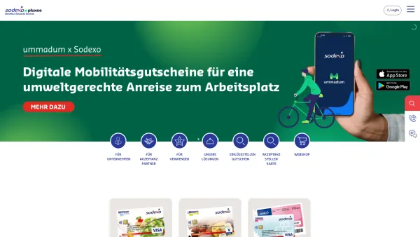 Website Screenshot: ASTREIN Business Services for Facility Clients Zehnacker Solutions Austria - Mit Sodexo Benefits Mitarbeitende motivieren und Steuern sparen - Date: 2023-06-22 12:13:10