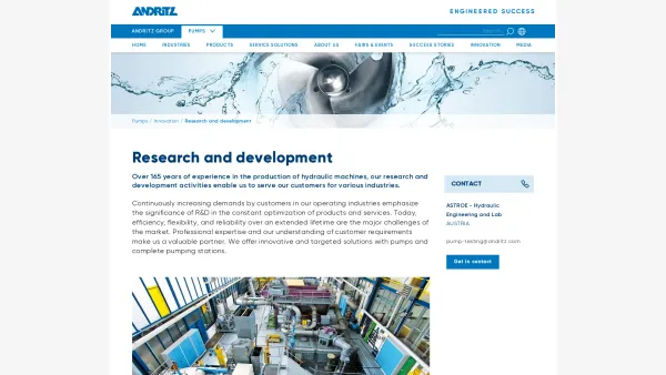 Website Screenshot: ASTR - Research and development - Date: 2023-06-22 12:13:10