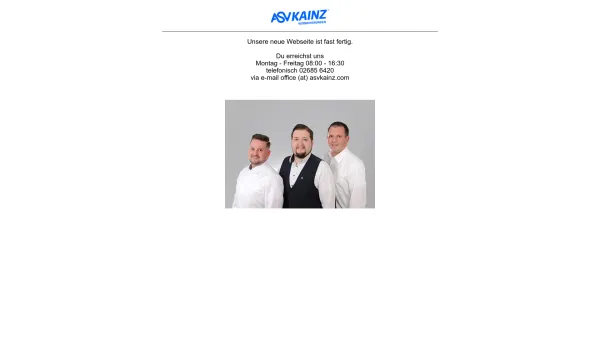 Website Screenshot: ASV Kainz Versicherungsmakler GmbH. - Date: 2023-06-14 10:38:50