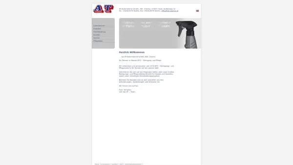 Website Screenshot: AT-Automaterial GmbH - AT-Automaterial GmbH., Abt. Chemie - Date: 2023-06-14 10:37:52