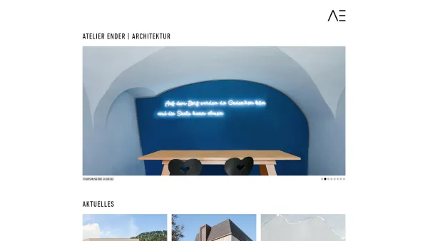 Website Screenshot: atelier ender atelierender architektur ender ulrich ender bausachverstaendiger marcus ender architektur nueziders vorarlberg oeste - Atelier Ender | Architektur - Date: 2023-06-22 12:13:10