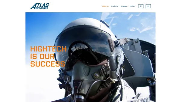 Website Screenshot: ATLAS AEROSPACE GmbH - Atlas Aerospace - Date: 2023-06-14 10:37:52