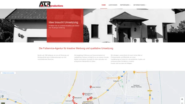 Website Screenshot: ATR Productions Werbeagentur GmbH - ATR Productions Werbeagentur GmbH - Home - Date: 2023-06-22 15:00:09