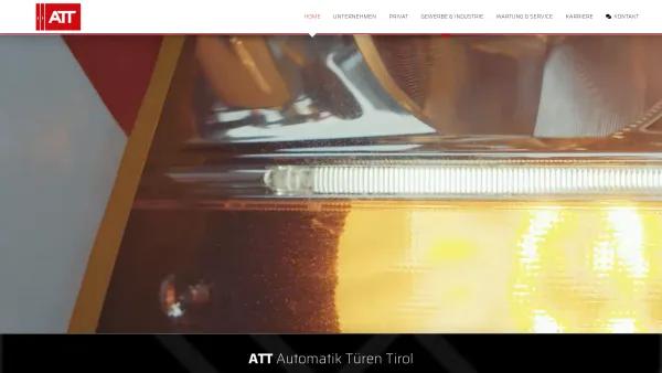Website Screenshot: ATT Automatik Türen Tirol GmbH - ATT - AUTOMATIK TÜREN TIROL - Mayrhofen im Zillertal - Date: 2023-06-22 15:00:09