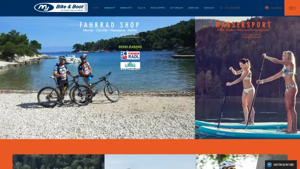 Website Screenshot: Bike & Boot AUSTRIA - Fahrradshop & Werkstatt | Bike & Boot AUSTRIA | Schörfling am Attersee - Date: 2023-06-22 15:00:09