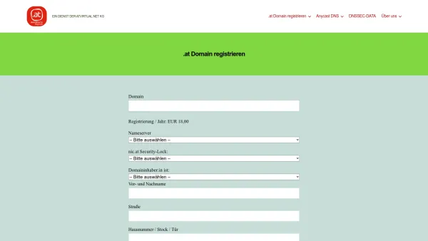 Website Screenshot: ATvirtual.NET Business Hosting von Mail Web und eCommerce Domain Registrierung .at und alle 25 EU TLDs) SSL Server Zertifizierung - .at Domain registrieren – Ein Dienst der ATVIRTUAL.NET KG - Date: 2023-06-22 15:00:09