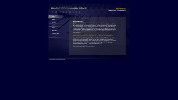 Website Screenshot: Audio Communication Der gute Ton Telefon - Home - Date: 2023-06-22 15:00:09