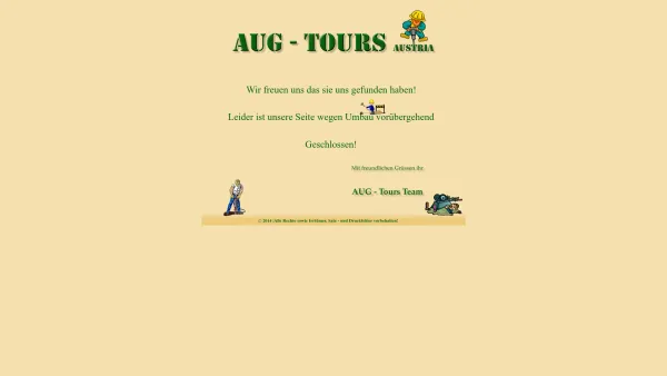 Website Screenshot: Aug-Tours AUSTRIA - index - Date: 2023-06-14 10:38:52