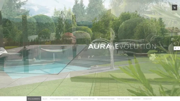 Website Screenshot: AURA  - Schwimmbadüberdachungen GmbH - Schwimmbadüberdachungen - Poolüberdachung von Aura - Date: 2023-06-22 12:13:11