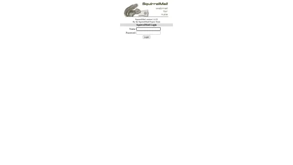 Website Screenshot: Aurora Feinchemie GmbH - SquirrelMail - Login - Date: 2023-06-22 15:04:29
