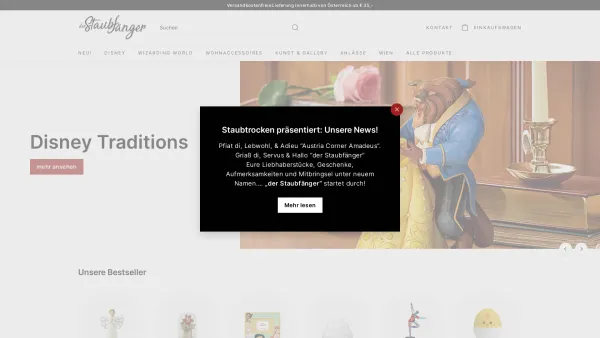 Website Screenshot: Austria Corner Amadeus - Der Geschenkartikel & Kunstartikel Shop - der Staubfänger – Der Staubfänger - Date: 2023-06-22 15:05:15